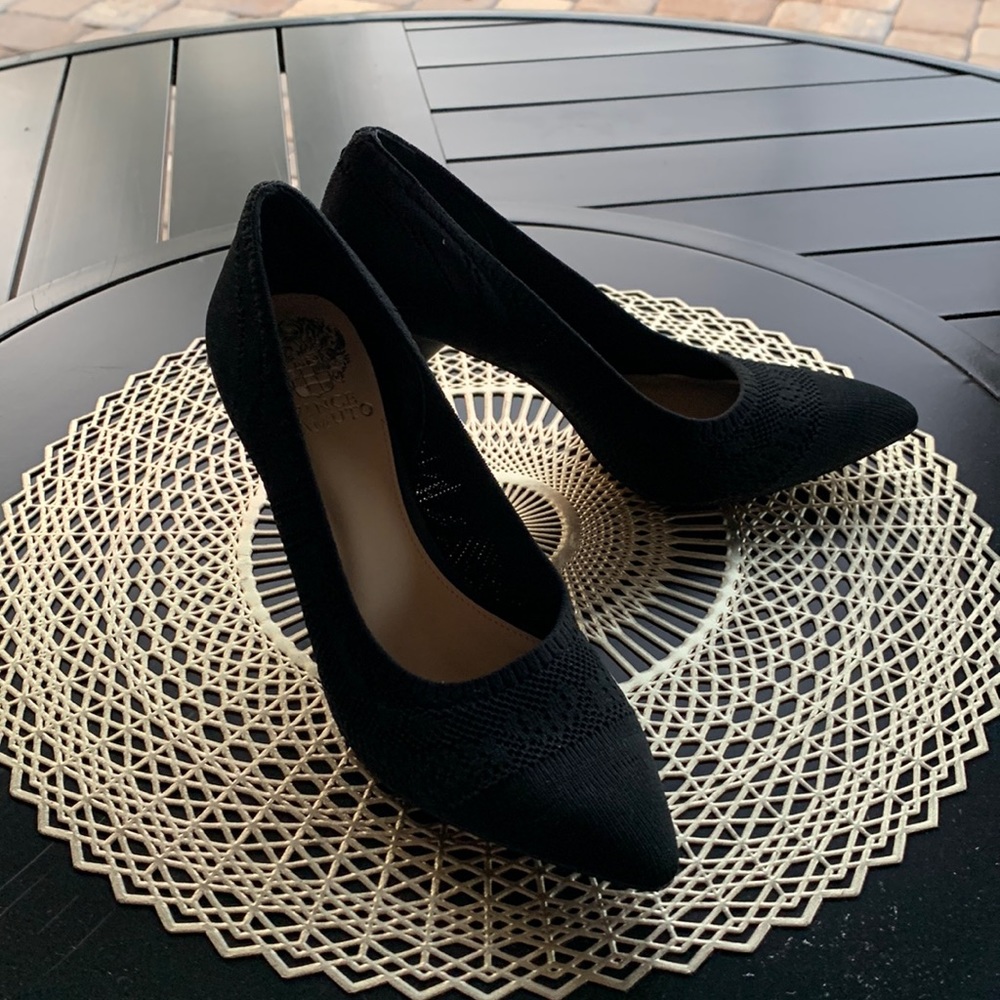 Pair of black Vince Camuto 7 1/2 heels